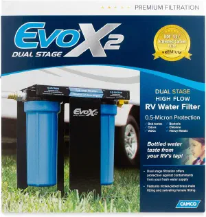 Camco EVO X2 Dual Stage Water Filter